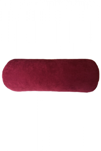 Bolster Yoga Minderi ve Meditasyon Minderi- BORDO (2li Takım)